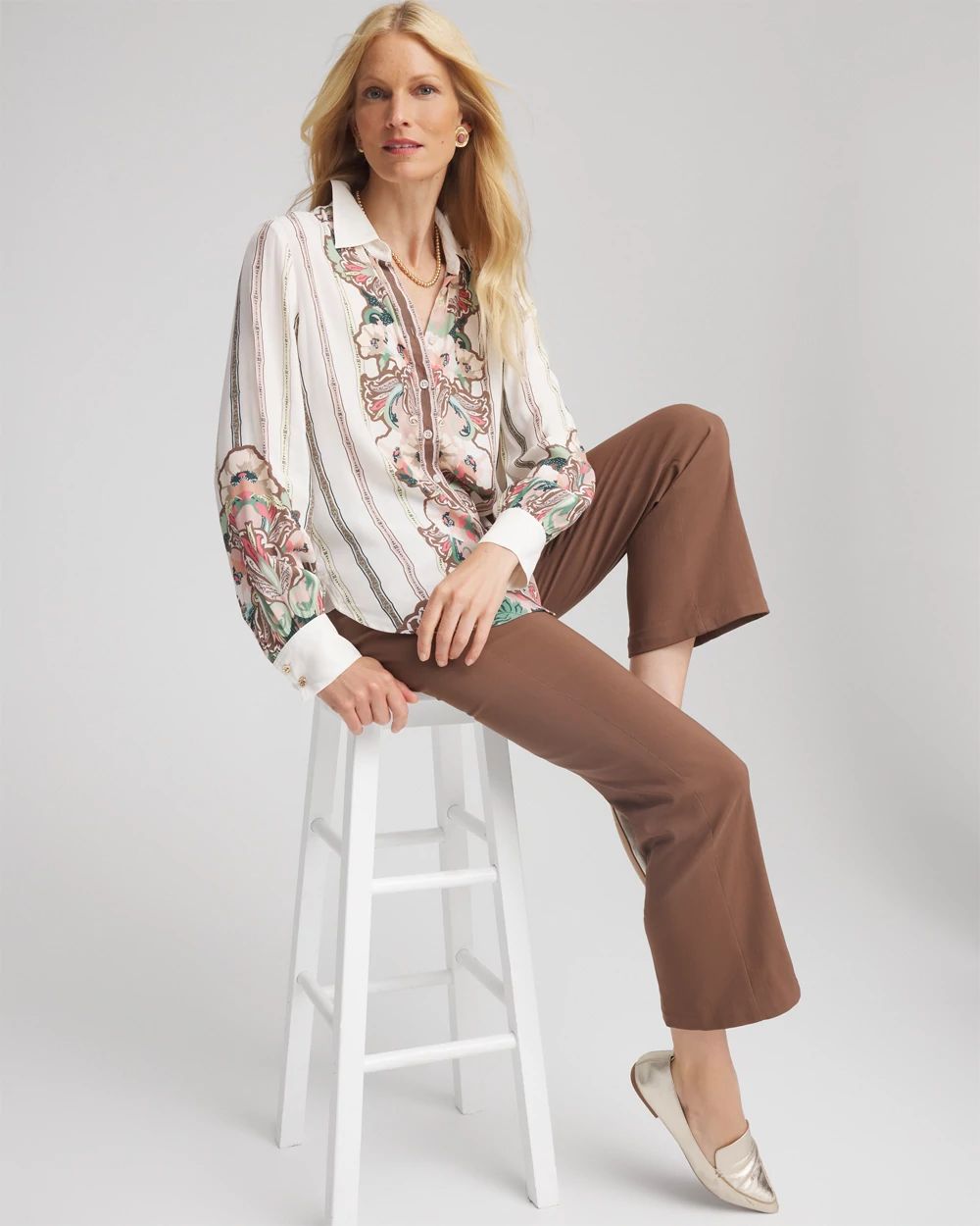 Silky Classic-Fit Shirt | Chico's
